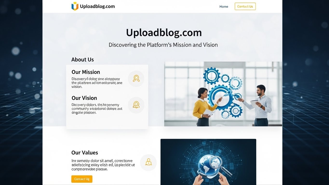 Uploadblog.com About Us: Discovering the Platform’s Mission and Vision